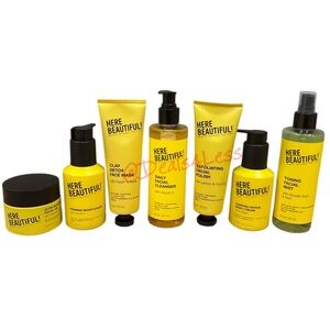 LOT of 7 Skincare Here Beautiful Paraben Free Vegan